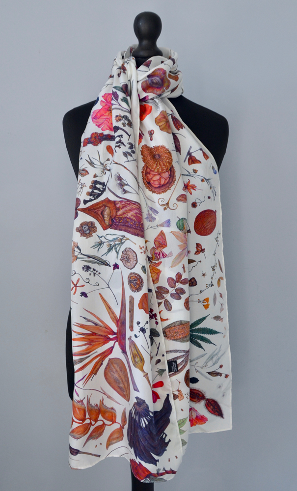 Herbarium Specimen Silk Scarf